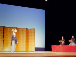 写真:西川様による長唄の披露