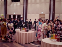 写真:成人式会場の様子