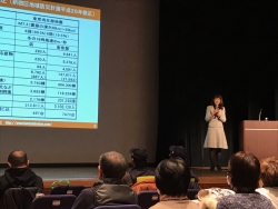 写真:国崎先生講演の様子
