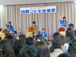 写真：和太鼓演奏の様子