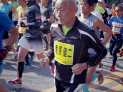 写真:君島健二さんも10㎞の部に参加