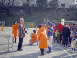 写真：選手宣誓の様子