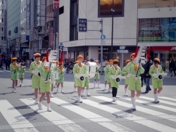 写真：四谷交通少年団の皆さん