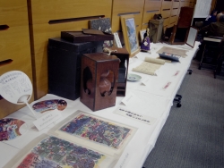 写真:発表会で展示されたお宝