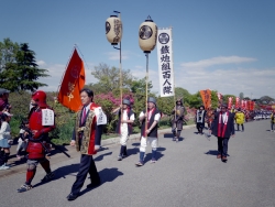 写真：鉄砲組百人隊行列