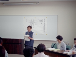 写真：開会のあいさつ