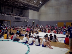 写真:わんぱく相撲大会会場