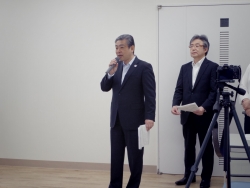 写真:表彰式開会あいさつ