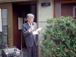 写真:株式会社中村屋社長あいさつ