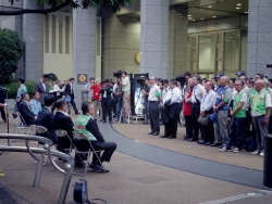 写真：出発式会場の様子