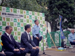 写真:新宿警察署長のあいさつ