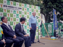 写真：警視庁副総監あいさつ