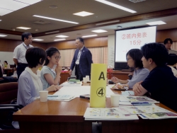写真:班討議の様子1