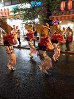 写真：神楽坂まつりでの阿波踊り