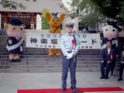 写真:牛込警察署長あいさつ
