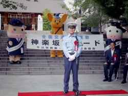 写真：牛込警察署長あいさつ