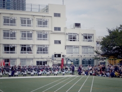写真:鉄砲組百人隊整列