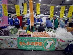 写真：野菜の販売