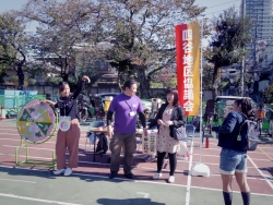 写真:あいさつフェスタの様子