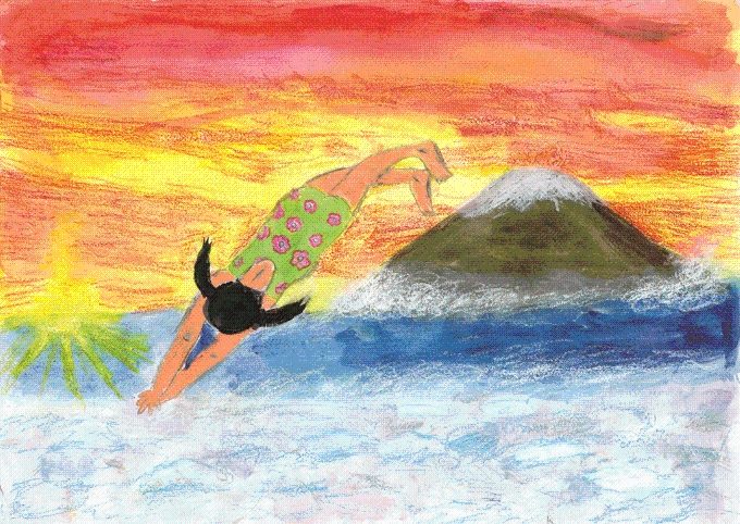 絵画小学生低学年の部 最優秀賞 画像