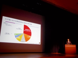 写真：北川先生の講演