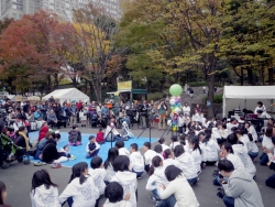 写真:バディウォーク会場風景