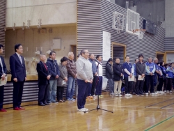 写真:大会開会宣言