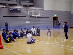 写真:ブラインドサッカー体験会1