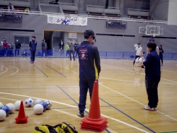 写真:ブラインドサッカー体験会2