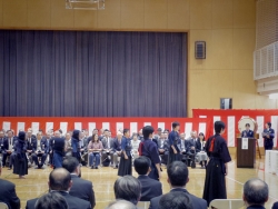 写真：四谷警察署武道始式