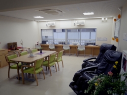 写真:利用者の交流コーナー