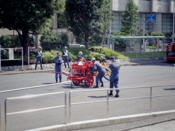 写真：ポンプ始動