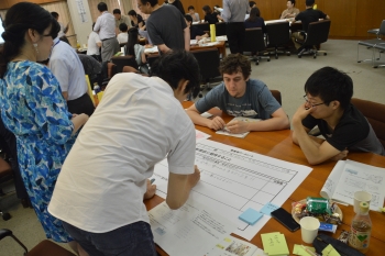 写真:区政に求めるものを議論