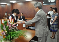写真:表彰式の様子
