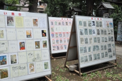 写真:「赤い鳥」関連資料の展示