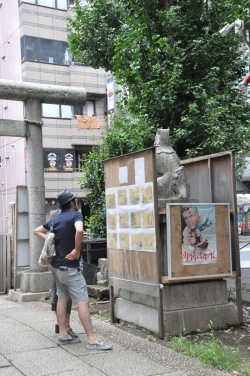 写真:境内の展示風景