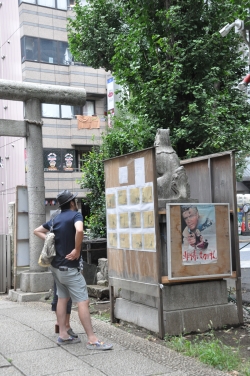 写真：境内の展示風景