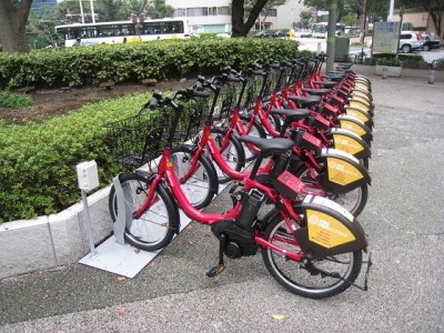 写真:サイクルポートの様子