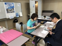 写真:知的障害者疑似体験1