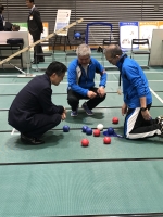 写真:ボッチャ体験2