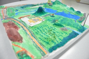 写真:尾張徳川家戸山屋敷のジオラマ