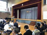 写真:開講式の様子