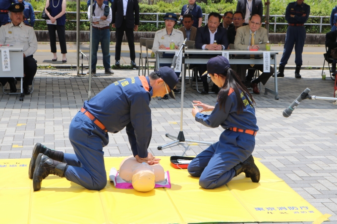 写真:操法大会の様子2