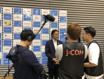 写真:J:COMの取材を受けました