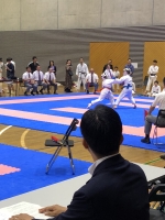 写真:試合観戦の様子