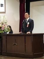 写真：私立幼稚園連合会・千葉会長