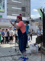 写真:吉本興業の若手芸人・GO!皆川さん