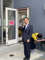 写真:参加された皆さまにごあいさつ