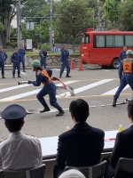 写真:可搬ポンプの部
