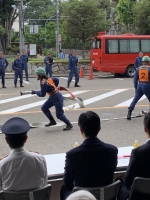 写真：可搬ポンプの部